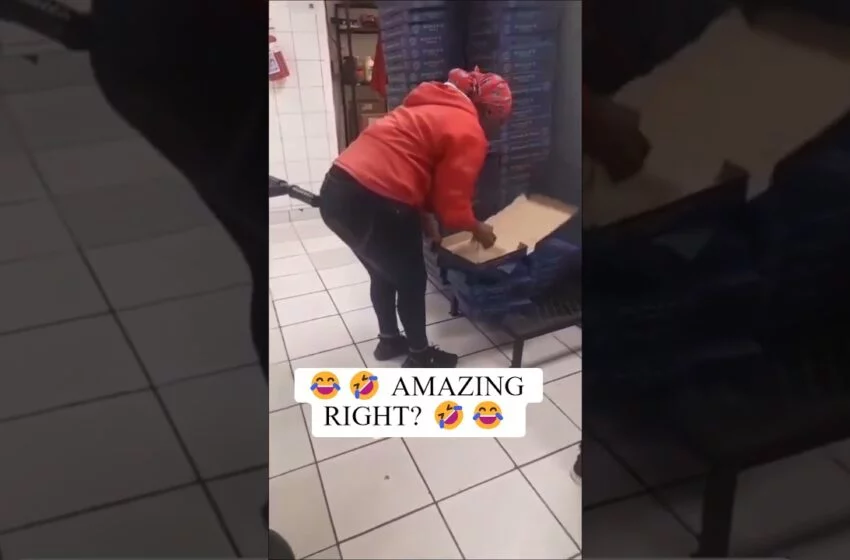 This is how some romans pizza boxes are cleaned