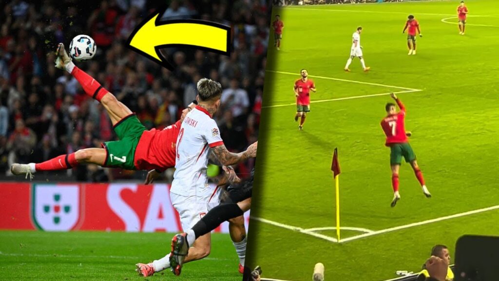 Cristiano Ronaldo Bisycle goal vs Poland full video