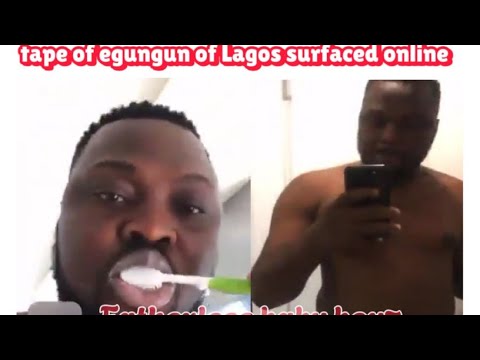 Egungun of Lagos Leaked video and his wife reaction