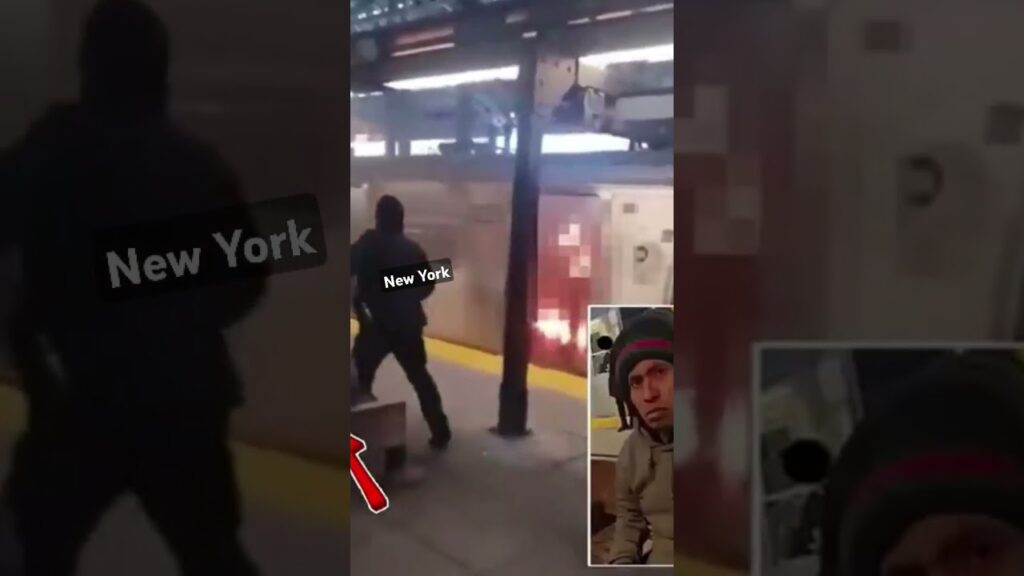 NYC woman set on fire subway